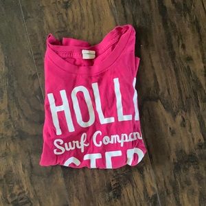 Pink Hollister short sleeve